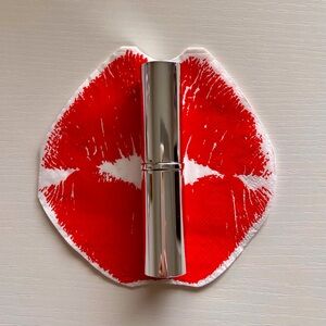 GUESS Shimmer Stick ✨ Sleek silver purse size tube